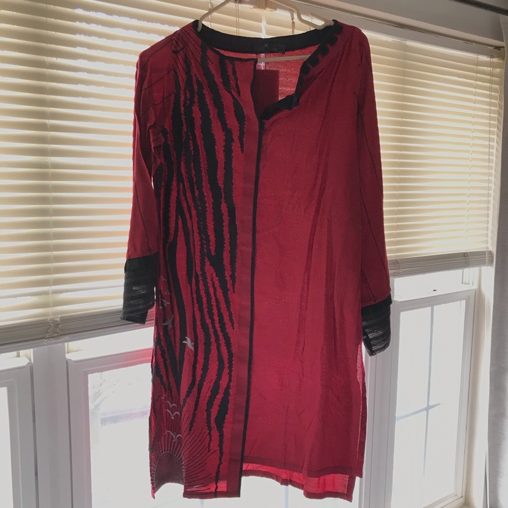 Women’s Red Shalwaar Kameez